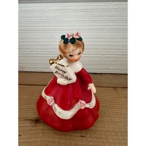 Vintage Shafford Happy Birthday Girl Figurine